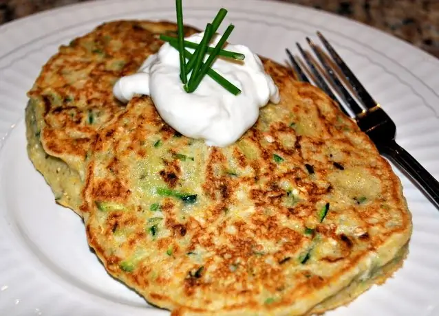 Courgette pannekoek