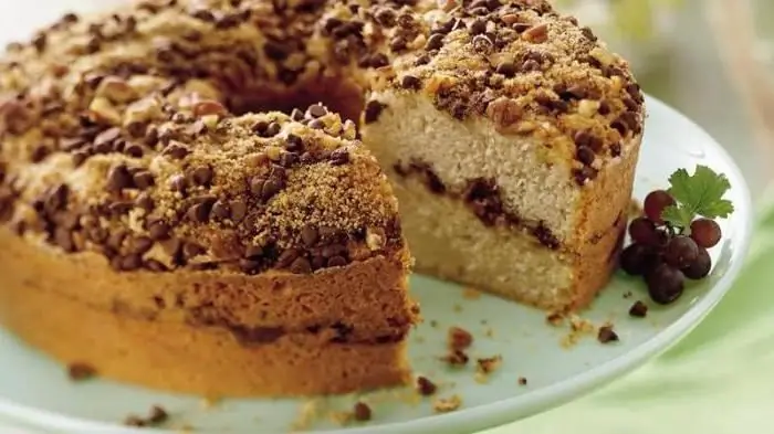 Pastel de kéfir y aceite vegetal