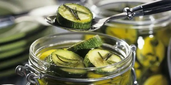 pickled zucchini