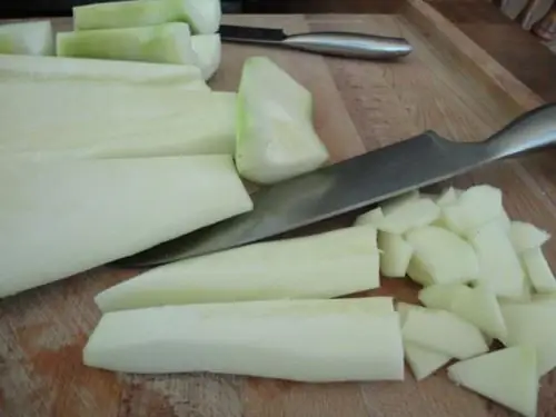 bereiding van courgette