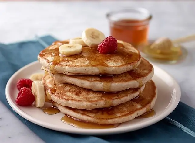 Pfannkuchen mit Banane