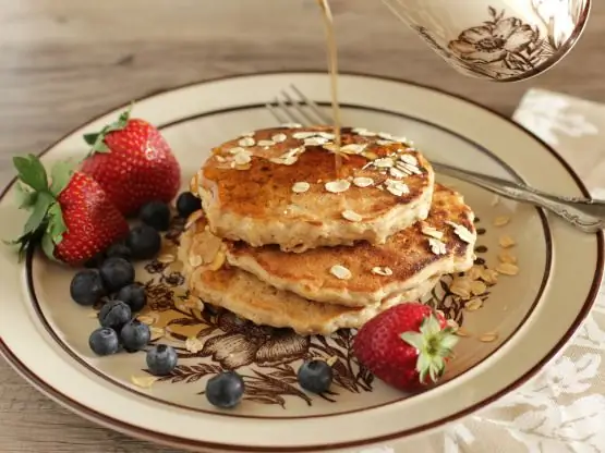 Pfannkuchen aus Hafermehl