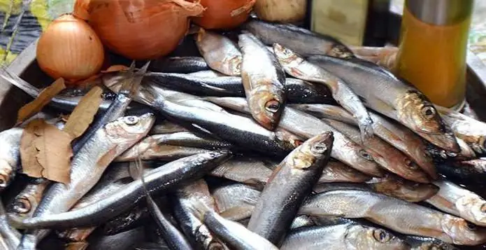 বাড়িতে হেরিং sprats