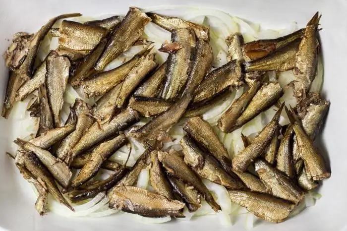 mapishi ya sill sprats ya nyumbani