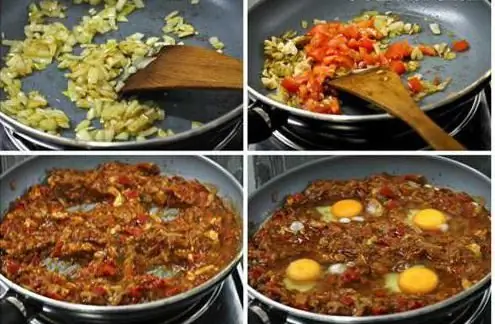 Shakshuka receptas