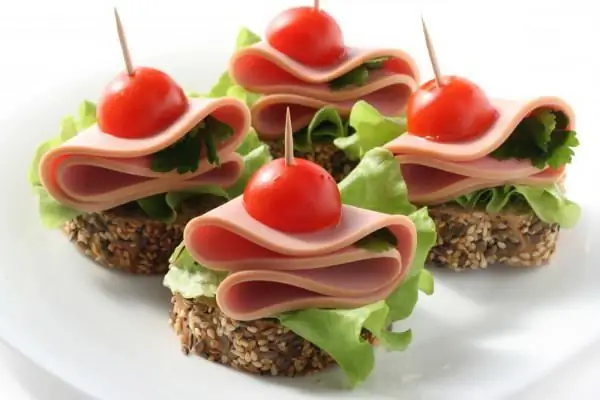 smørbrød kanapé bilde