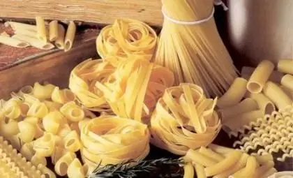 Composición de pasta Makfa