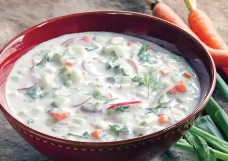 receta de okroshka de cuaresma