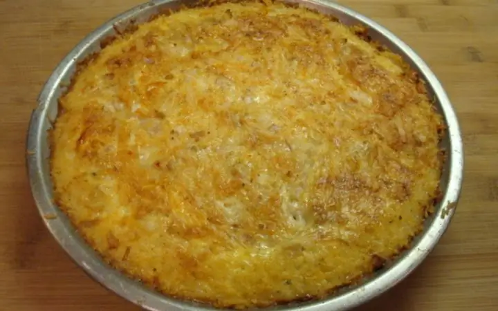 recept na prípravu koláča s kyslou a ryžou