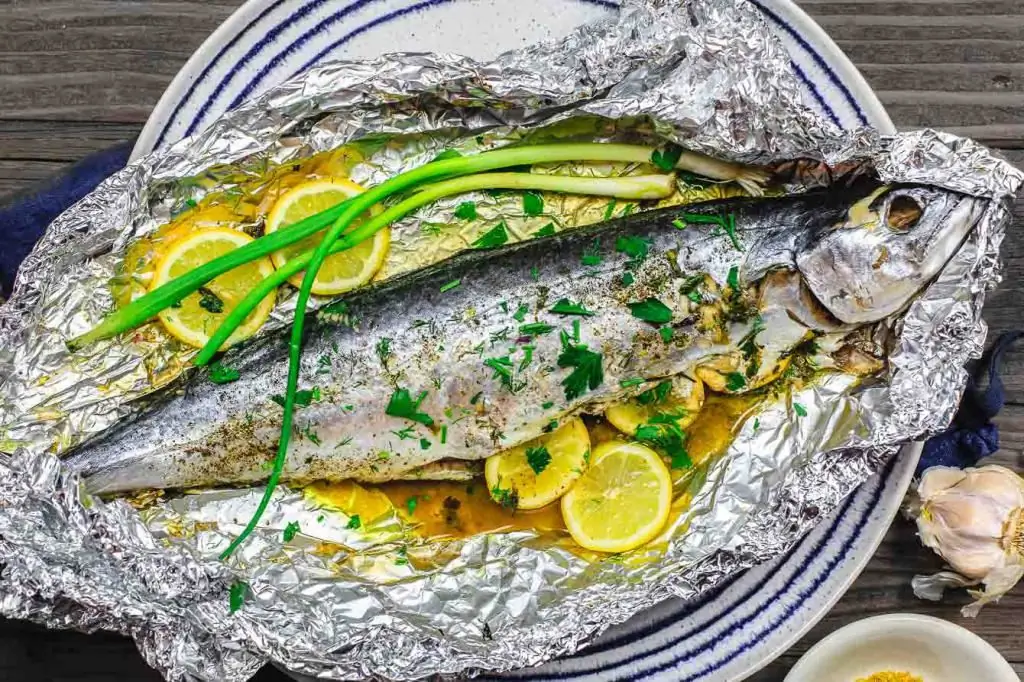 Mackerel sa foil