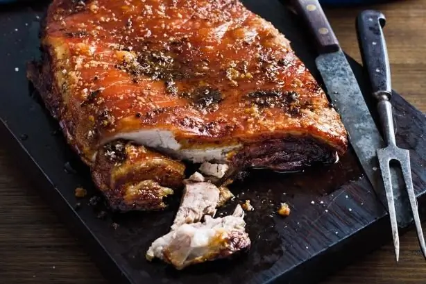 pork belly baked in the oven