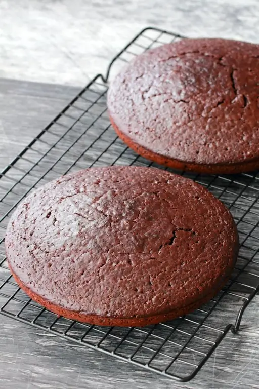 torta al cioccolato con panna acida e cacao