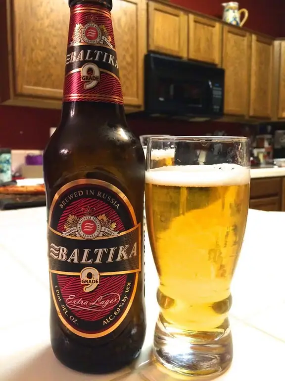 Cerveza "B altika 9": reseñas, fuerza, composición, sabor