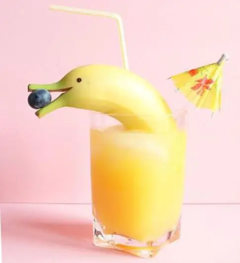 how to make a banana dolphin