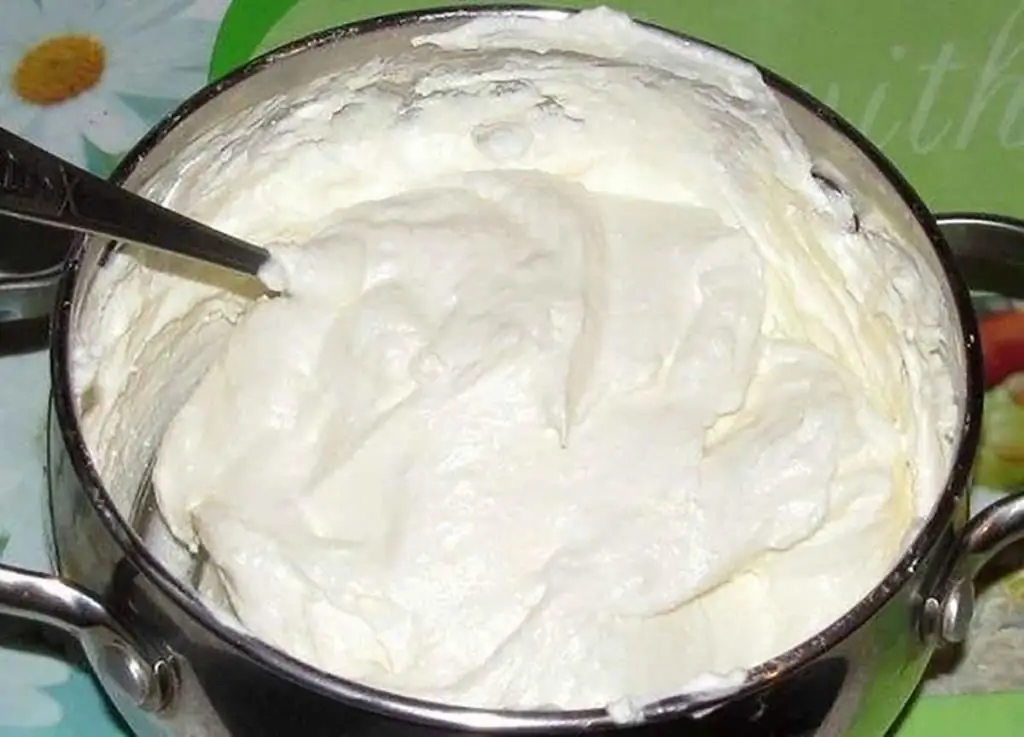 Preparazione crema